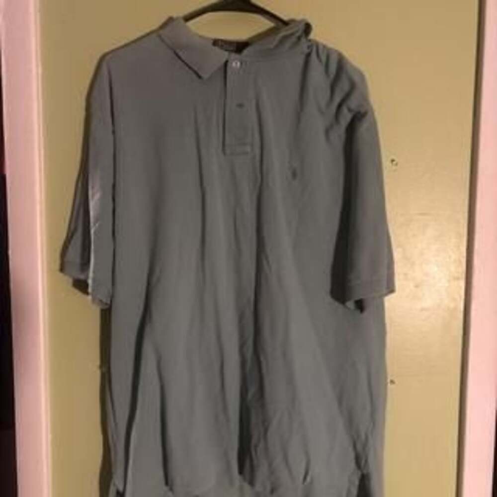 Polo Ralph Lauren Men's Grey Short Sleeve Polo Shirt